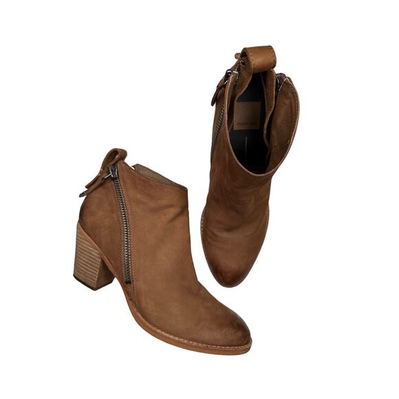 Dolce Vita tan rugged Jaeger booties size 8 - Picture 1 of 12